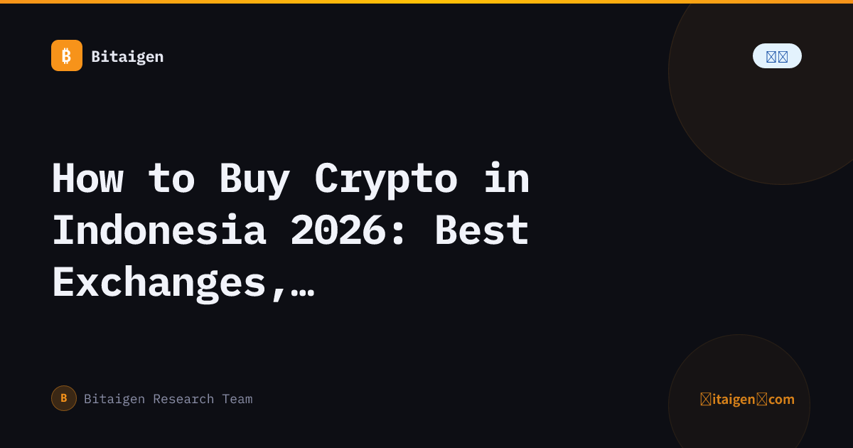How to Buy Crypto in Indonesia 2026: Best Exchanges, IDR Deposit & Step-by-Step