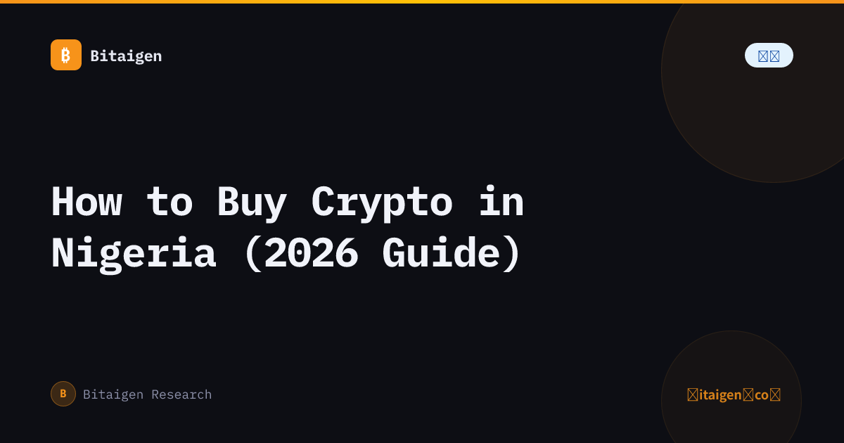 How to Buy Crypto in Nigeria (2026 Guide)