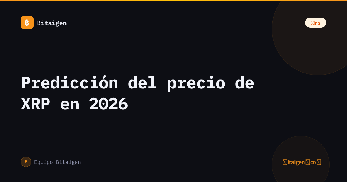 Predicción del precio de XRP en 2026