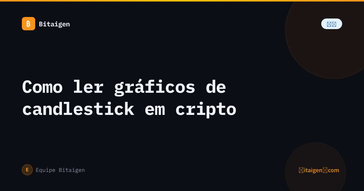 Como ler gráficos de candlestick em cripto
